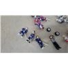 Image 6 : Vintage Hockey Tabletop Game Pieces: 4 Stanley Cups, 1 Referee, 2 Pucks, Teams of Players