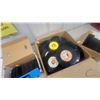 Image 2 : Large Lot of 45 RPM Vinyl Records in 3 Boxes
