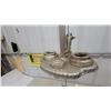 Image 3 : Vintage Airplane Floor Ashtray and Stand, 2 Propellers, 3 Ashtray Holders plane damage