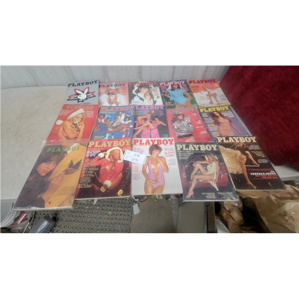 15 Playboy Magazine Collection, 1960s-70s