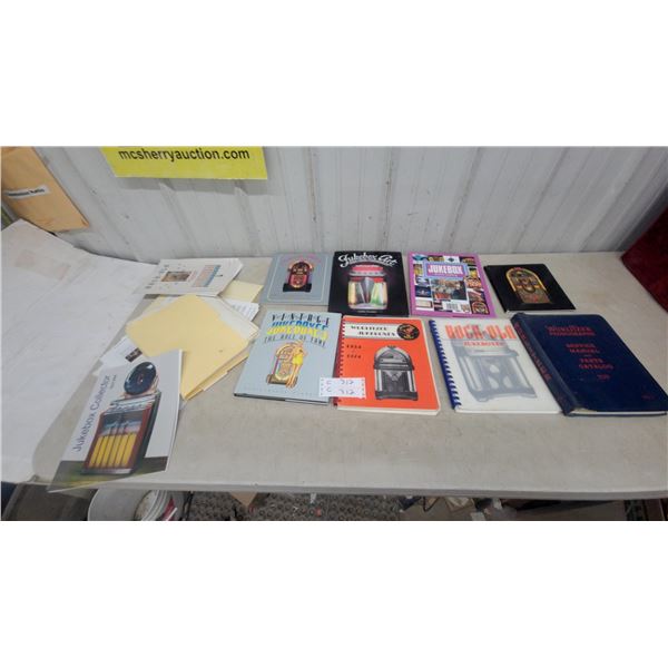 Jukebox Collector Books: and manuals Wurlitzer, Rock-Ola, Vintage, American Jukebox