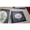 Image 6 : 9 Assorted Framed Art: 2 Hummels, 2 Silhouettes, and Hummingbird