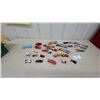 Image 1 : Assorted Die-Cast Toy Cars, Trucks, and Trains, Including NP and Santa Fe Freight Cars matchbox