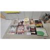 Image 1 : Sports and Entertainment Book Lot: Top 100 Pro Wrestlers, Whitey Ford Slick, Chester Barnes Table