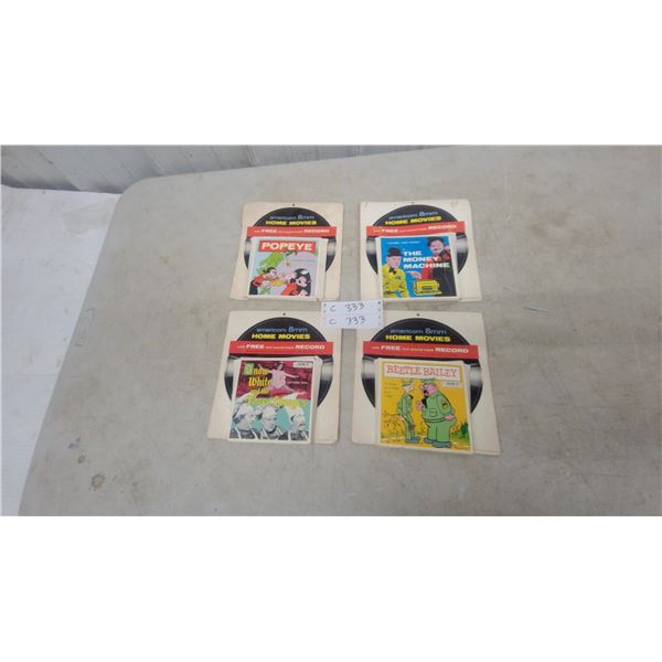 Americom 8mm Home Movies: Popeye, The Money Machine, Beetle Bailey, Snow White and the 7 Stooges