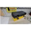 Image 3 : Yellow and Black Tool Box; 3 Packages 8 × 2-1/2” Deck Screws; 2 Packages Nails and Screws