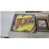 Image 7 : Framed Vintage "Wear Kayser" Hosiery, Underthings, Gloves and Lingerie Advertisement Poster