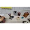 Image 5 : Vintage Barometer, Cadillac Clock, lamps pottery