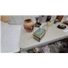 Image 6 : Vintage Barometer, Cadillac Clock, lamps pottery