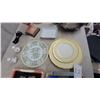 Image 4 : Two Decorative Trays, Two Plates, Two Salt and Pepper Shakers