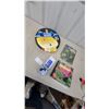 Image 1 : 5/8” × 50' Rubber Water Hose, 2 Garden Books, and Water Pump Filter