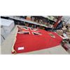 Image 1 : Vintage Red Ensign Flag with Union Jack and Provincial Shields, 4'x8'
