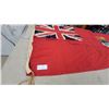 Image 3 : Vintage Red Ensign Flag with Union Jack and Provincial Shields, 4'x8'