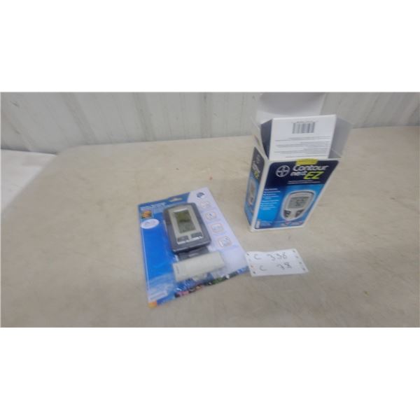 Bayer Contour Next EZ Blood Glucose Monitoring System and Wireless Thermometer