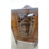 Image 3 : Antique china Cabinet with Carved Details and Single Drawer 67”×58”×13”