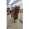 Image 5 : Antique china Cabinet with Carved Details and Single Drawer 67”×58”×13”