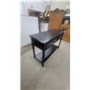Image 4 : Black Console Table with Two Drawers and Lower Shelf 33”×48”×18”