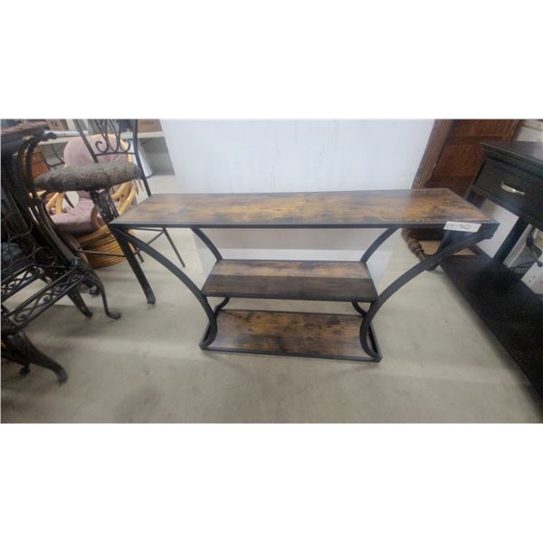 Console Table with Two Shelves 30”×47”×12”