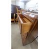 Image 5 : Art Deco Waterfall Chest of Drawers with 4 Drawers and Brass Pulls 49”×29”×18”