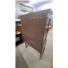 Image 10 : Carved Oak Corner Cabinet with Spindle Supports and Decorative Frieze 64”×37”×18”