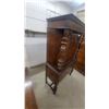 Image 3 : Carved Oak Corner Cabinet with Spindle Supports and Decorative Frieze 64”×37”×18”