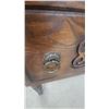 Image 9 : Carved Oak Corner Cabinet with Spindle Supports and Decorative Frieze 64”×37”×18”