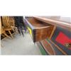 Image 6 : Painted Wood Dresser with Backgammon Board Motif and Brass Pulls 36”×44”×20”