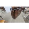 Image 3 : Dark Wood and Black Dresser, 40”×19”×65”