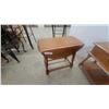 Image 4 : Pair of maple end tables one drop leaf