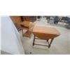 Image 5 : Pair of maple end tables one drop leaf