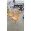 Image 2 : Set of 4 Windsor-Style Dining Chairs