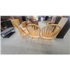 Image 5 : Set of 4 Windsor-Style Dining Chairs