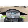 Image 6 : Power Wheels Black and Green ATV Ride-On Toy with Chrome Wheels and Footrests