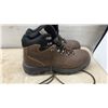 Image 5 : Protector Georgian Brown Boots, Size 11 2E, Made in China and Brown Work Pants