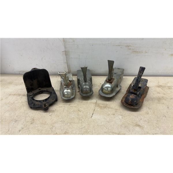 Assorted Trailer Couplers and Pintle Hook Mount