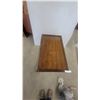 Image 2 : Queen Anne Style Side Table with Drawer and Cabriole Legs 25”×30”×18”
