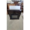 Image 1 : Electric Fireplace with Faux Marble Surround 38”×40”×14”