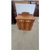 Image 1 : Antique Washstand with Two Drawers and Two Doors 35”×32”×19”