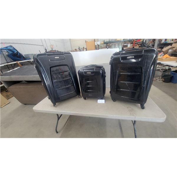 Samsonite Black Hardside Spinner Luggage Set: 3 Pieces