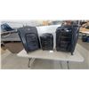 Image 1 : Samsonite Black Hardside Spinner Luggage Set: 3 Pieces