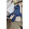 Image 7 : Blue Denim Insulated Hooded Coveralls, XL and Large
