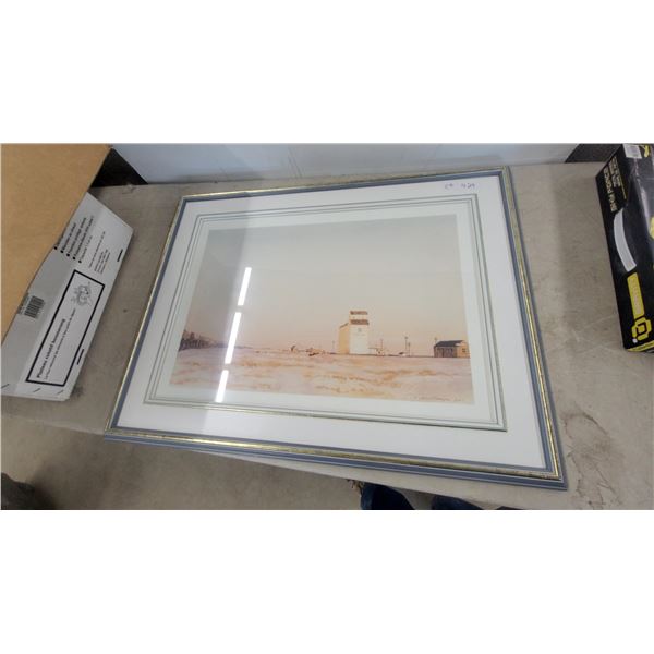 Framed "Silver Heights" Print by Daniel Thompson, 1975 27”×35”