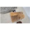Image 4 : 2 fur hats a pouch and water bottle