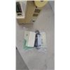 Image 3 : Janome SR2100 Sewing Machine, Foot Pedal, Power Cord, and Manuals