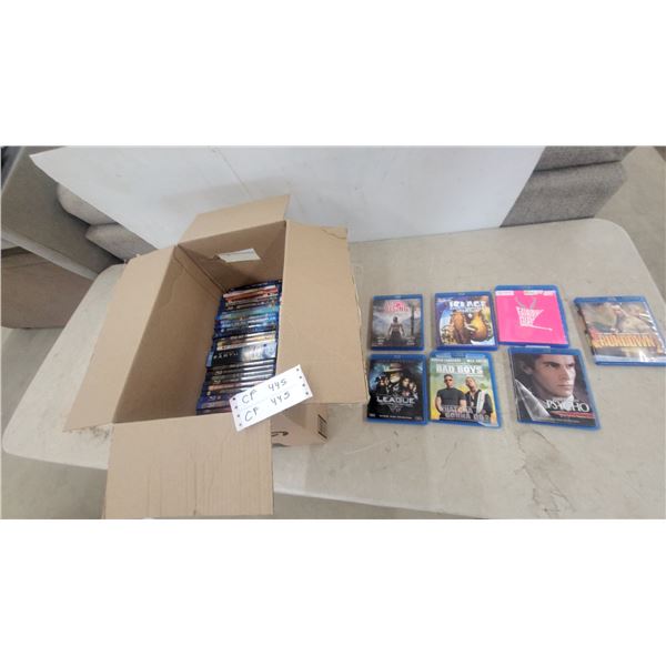 Large Lot of Blu-ray Movies and Some DVDs