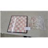 Image 1 : Marble Chess Board and Bag of Chess Pieces