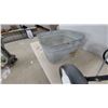 Image 4 : Vintage Galvanized Wash Tub and Golf Club Push Cart