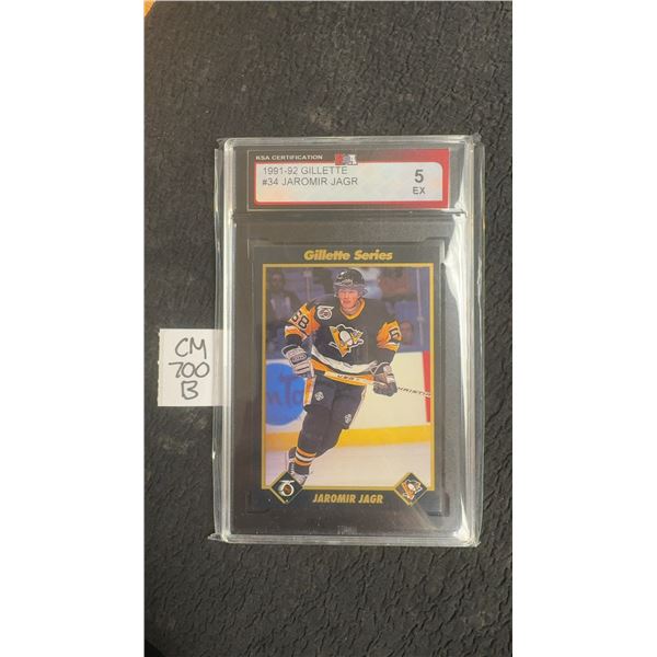 Graded Jaromir Jagr Pittsburgh Penguins Card