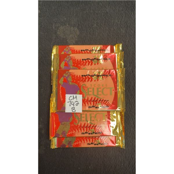 5 Sealed 1994 Score Select Baseball Packs