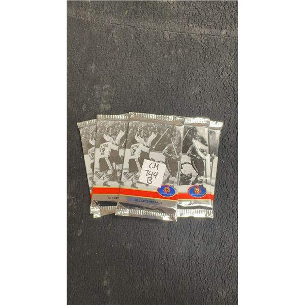 5 Sealed 1972 Team Canada Hockey Packs